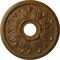 Ekena Millwork Edinburgh Medallion (Canopies up to 5 1/8"), 18 1/8"OD x 3 1/2"ID x 2 3/4"P, Smokey Topaz Crackle CM18ED1STC - alternate 1